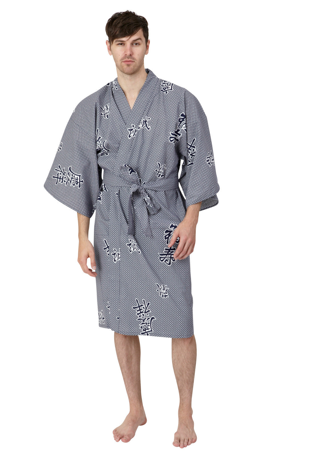 spirit airlines dress code Tropical Print Cotton Kimono Robe  Long dressing gown 3XL / Teal Green Relax in comfort and effortless style with The Eastern Loom Mens Cotton Kimono Robea piece designed to feel as good as it looks Mens Short Cotton Kimono Robe