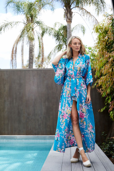 Beach Cover ups | Beach Kimono | Kimono Jacket – Beautiful Robes | Damen Bademäntel