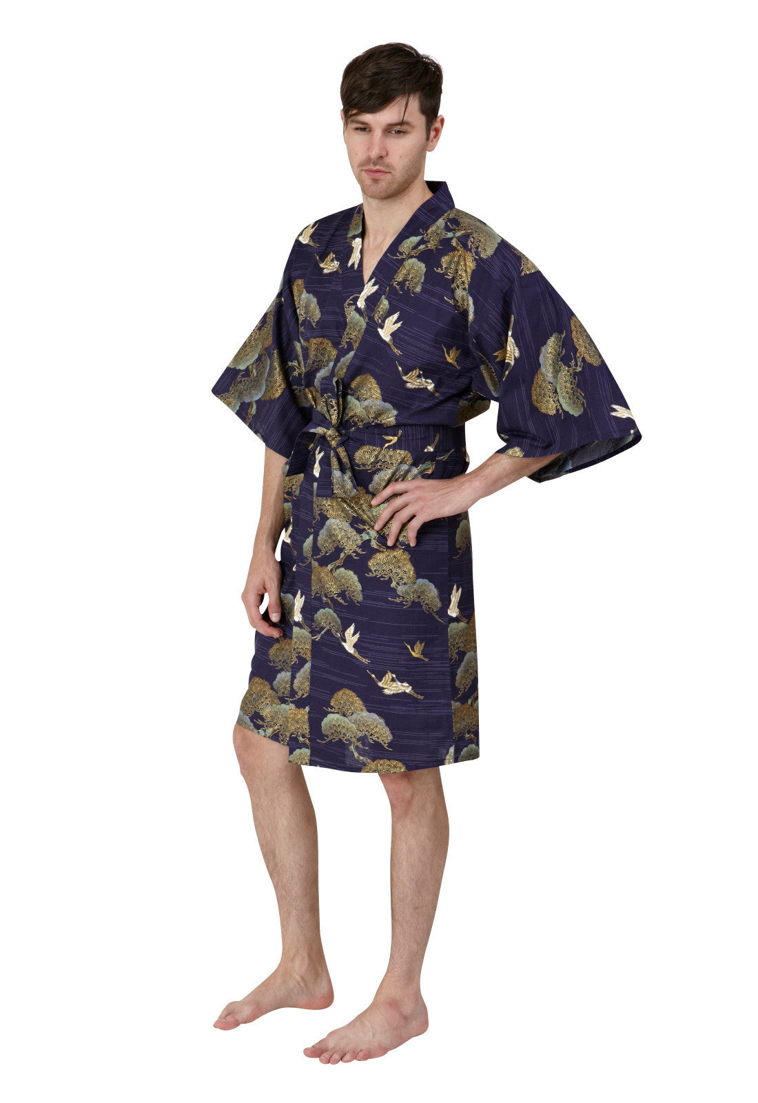Short men Kimono Youko  Male kimono, Kimono, Modern kimono