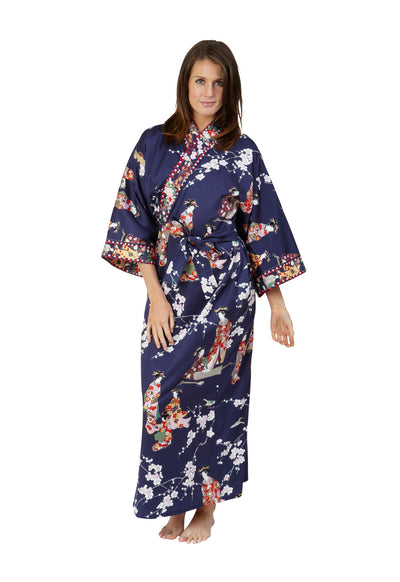 Kimono - Cotton Kimono Robes - Kimono Dressing Gown - Beautiful Robes