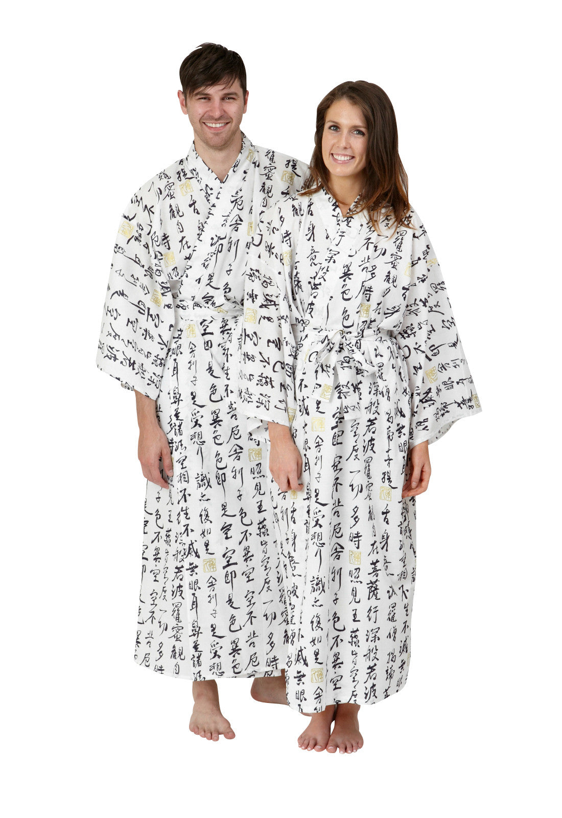 Traditional kanji kimono robe for men – Beautiful Robes