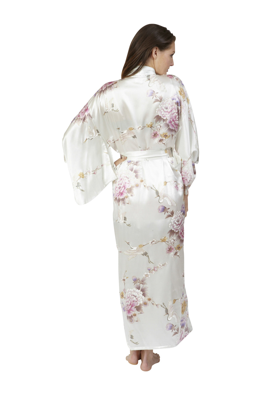 Pretty Robe Silk kimono robe | Floral Kimono | Japanese Kimono – Beautiful Robes
