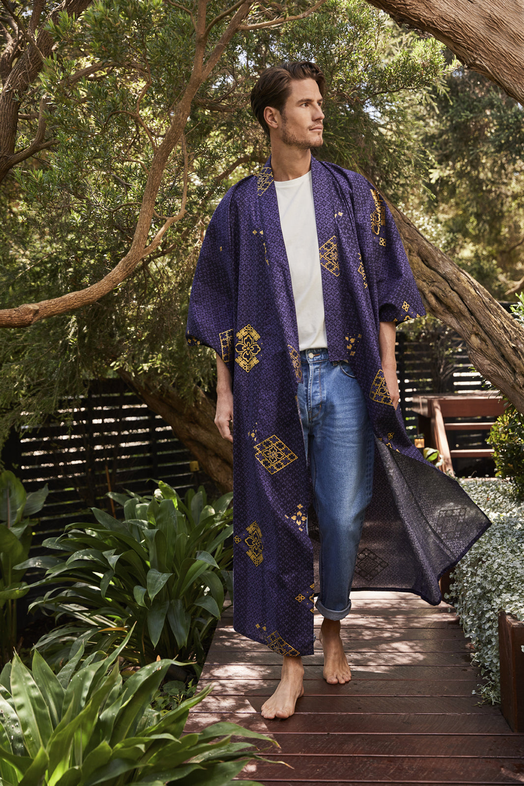 Mens Yukata | Men's Kimono – Beautiful Robes
